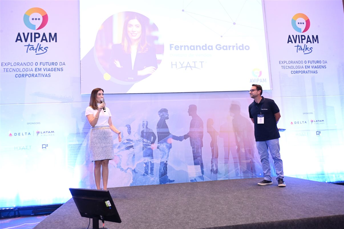 Antônio Fernando Slomp, da Avipam, Barbara Bastos, da Roadtrip, e José Guilherme Alcorta, da PANROTAS