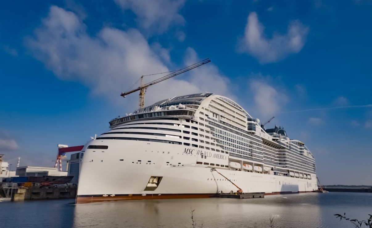 MSC World America fará sua estreia em abril de 2025