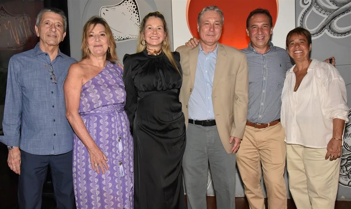 João Carlos Vilaça, Maristela Doherty, Viviane Fernandes, Luiz Strauss, Marcelo Siciliano e Cristina Fritsch, da Abav-RJ