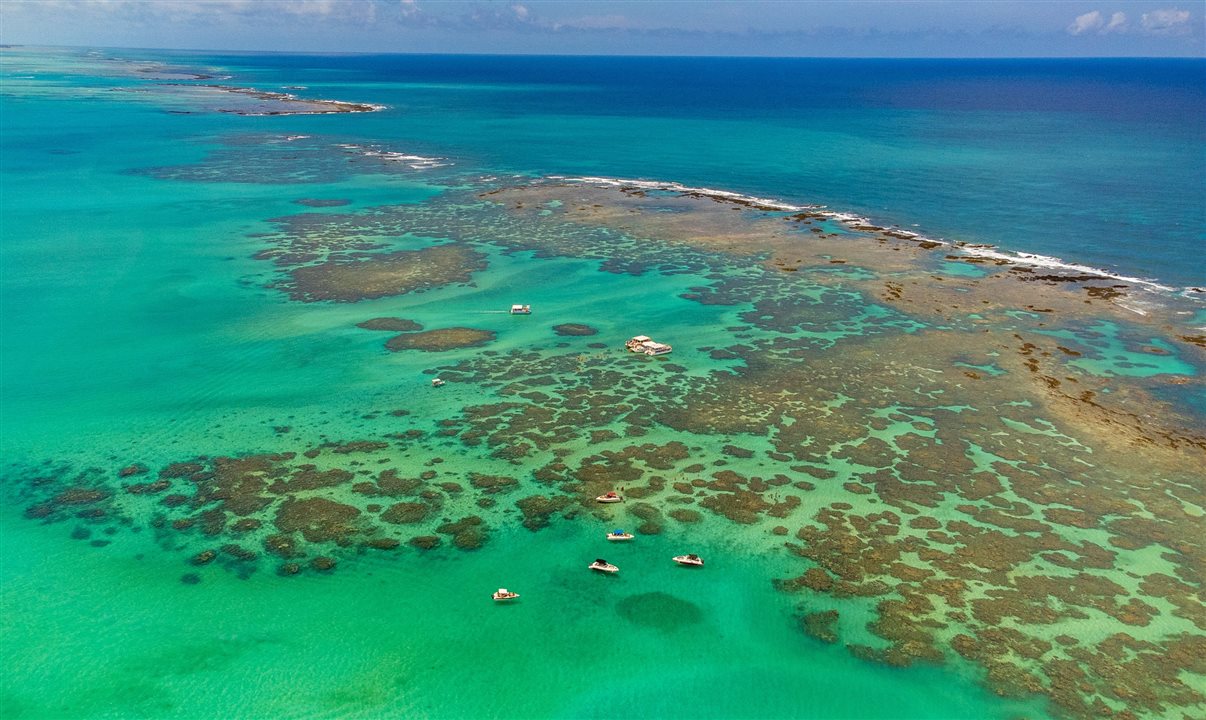 Catamarã estava no trajeto para as piscinas naturais de Maragogi