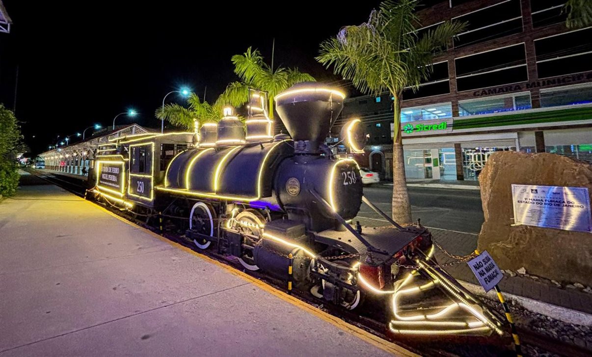 Uma das principais atrações deste ano é o Expresso de Natal da Maria Fumaça