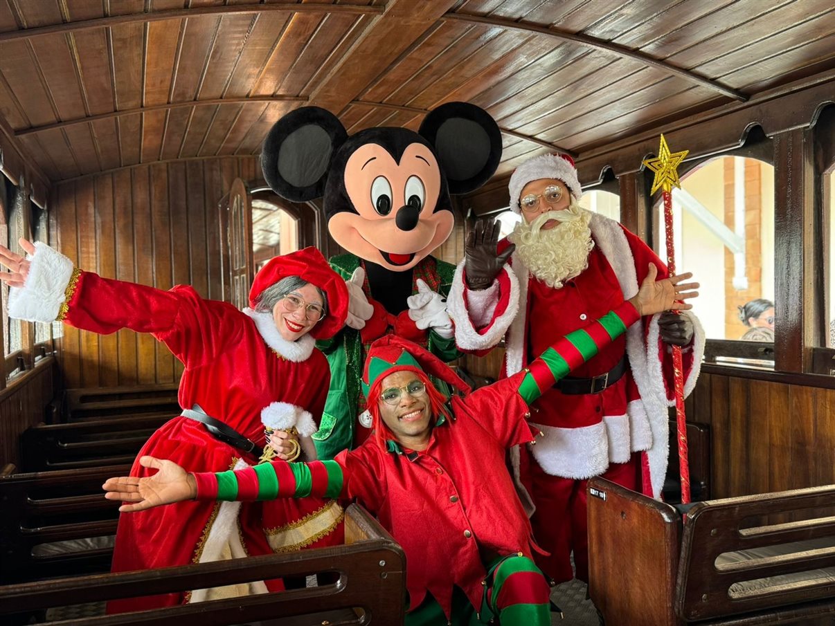 Uma das principais atrações deste ano é o Expresso de Natal da Maria Fumaça