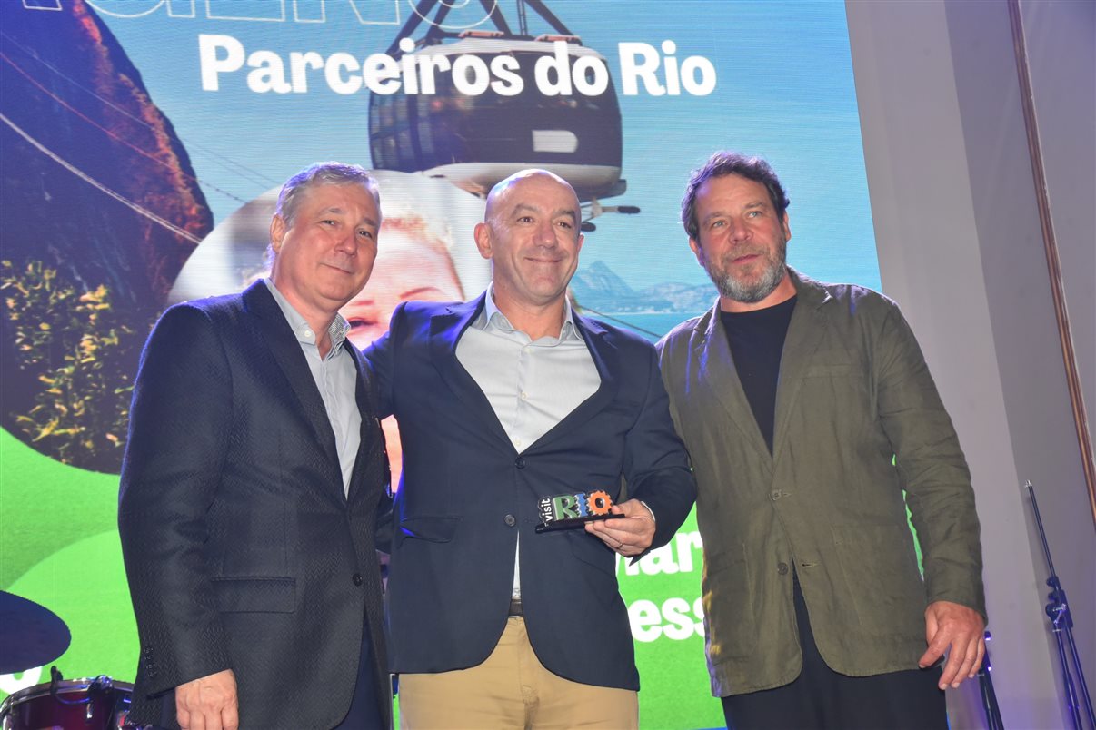 Marcelo Freixo, presidente da Embratur, e Carlos Werneck, presidente do Visit Rio