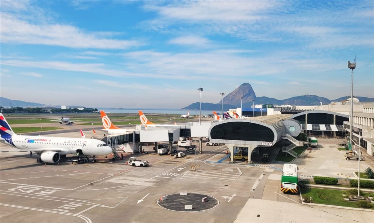 Aeroporto Santos Dumont, no Rio de Janeiro, deve receber 2.489 voos neste fim de ano