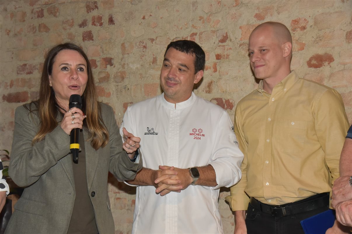 José Guilherme Alcorta, a secretária Daniela Maia, Michael Nagy e Artur Luiz Andrade