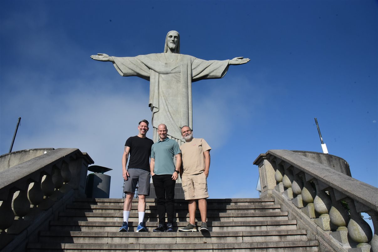 Ricardo Sidaras, José Guilherme Alcorta e Artur Luiz Andrade