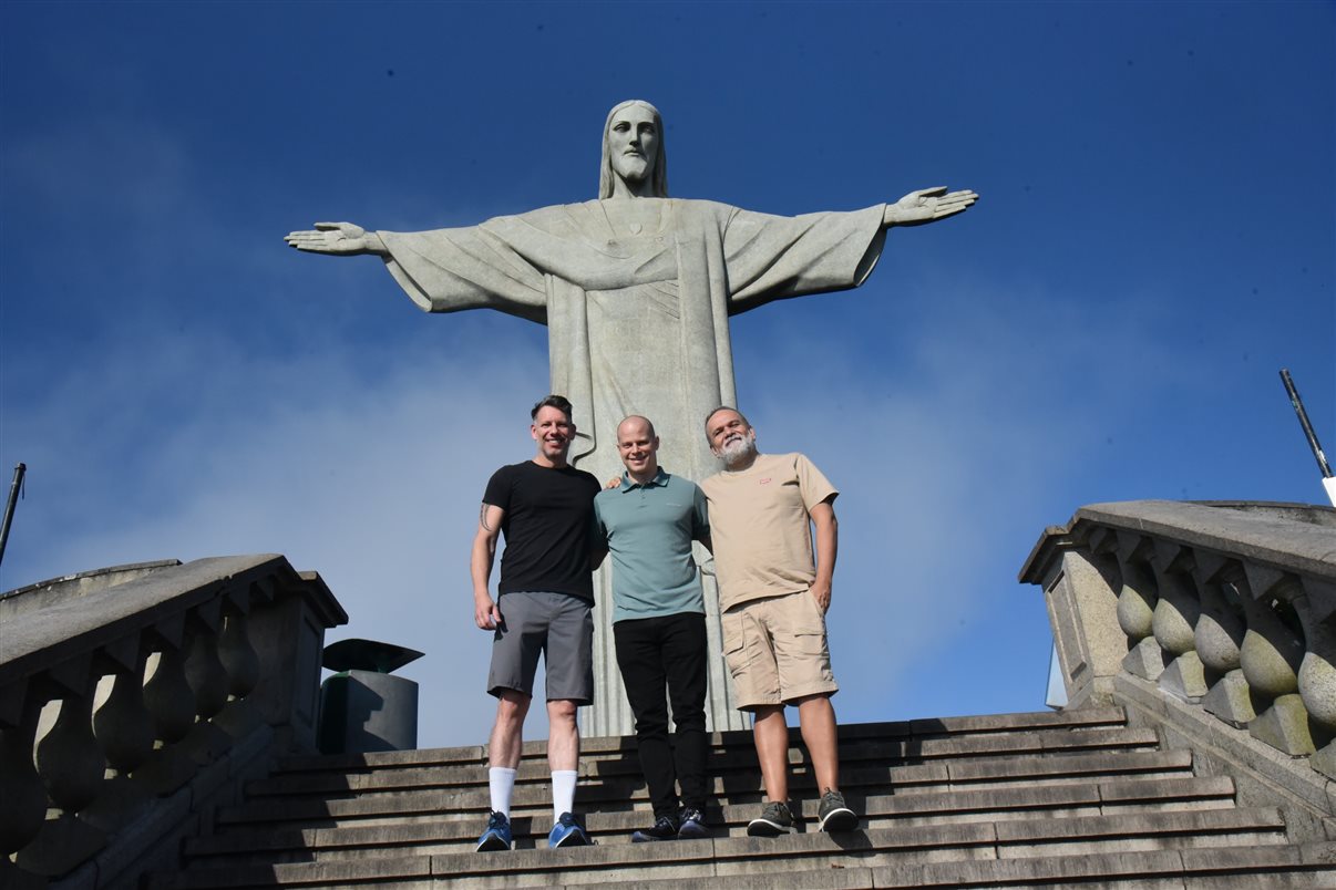 Ricardo Sidaras, José Guilherme Alcorta e Artur Luiz Andrade