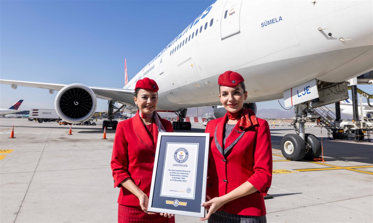 Tripulação celebra certificado do Guiness World Record