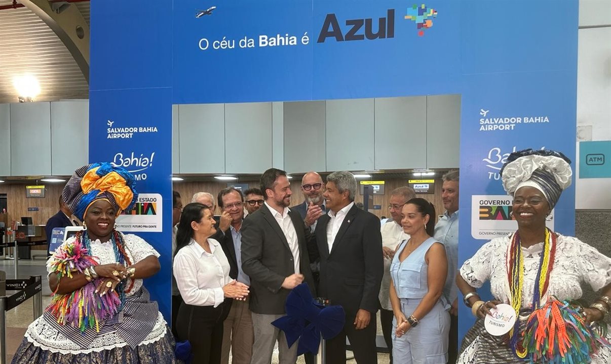 Lançamento dos novos voos da Azul na Bahia