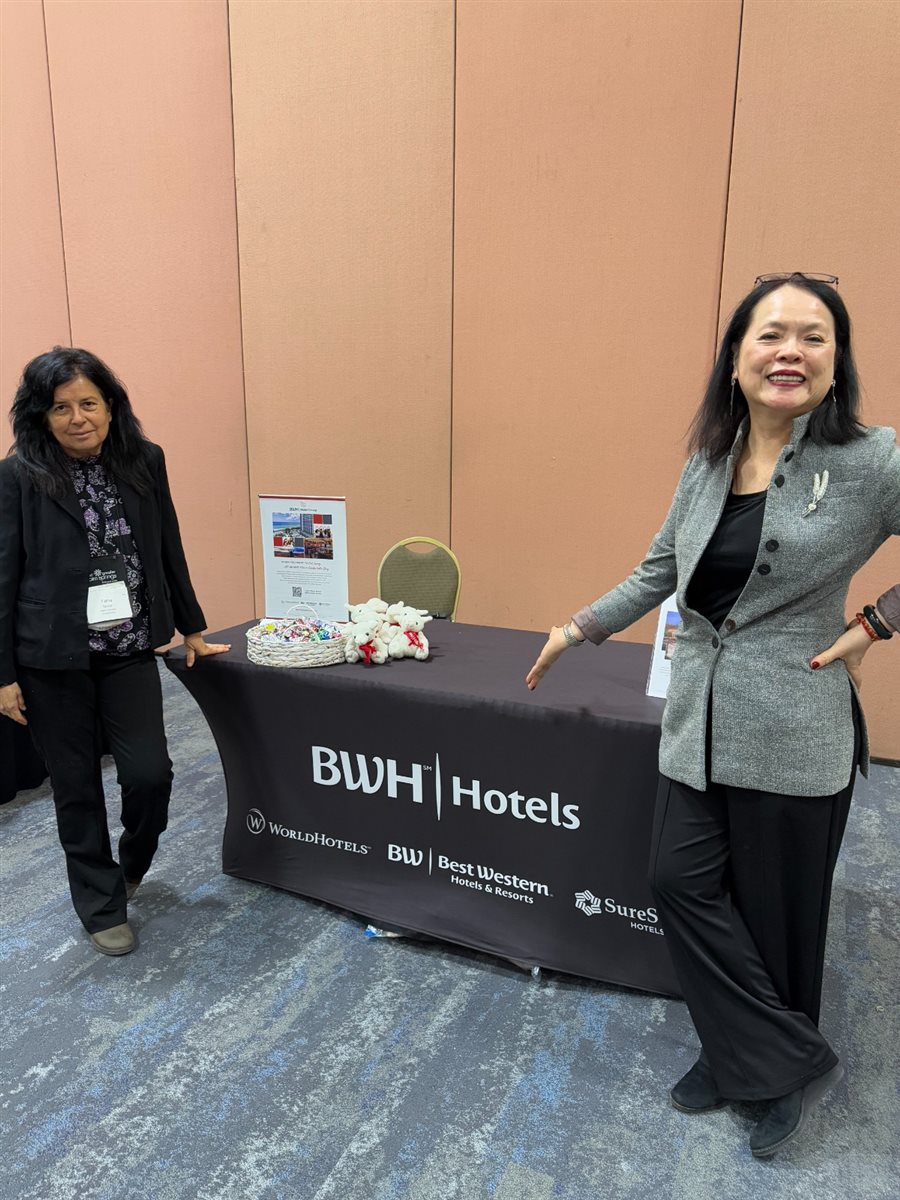 Edna Spear e Rolland Cheng, da BWH Hotels