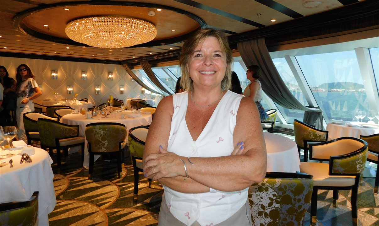 Estela Farina, diretora da Norwegian Cruise Line Holdings no Brasil