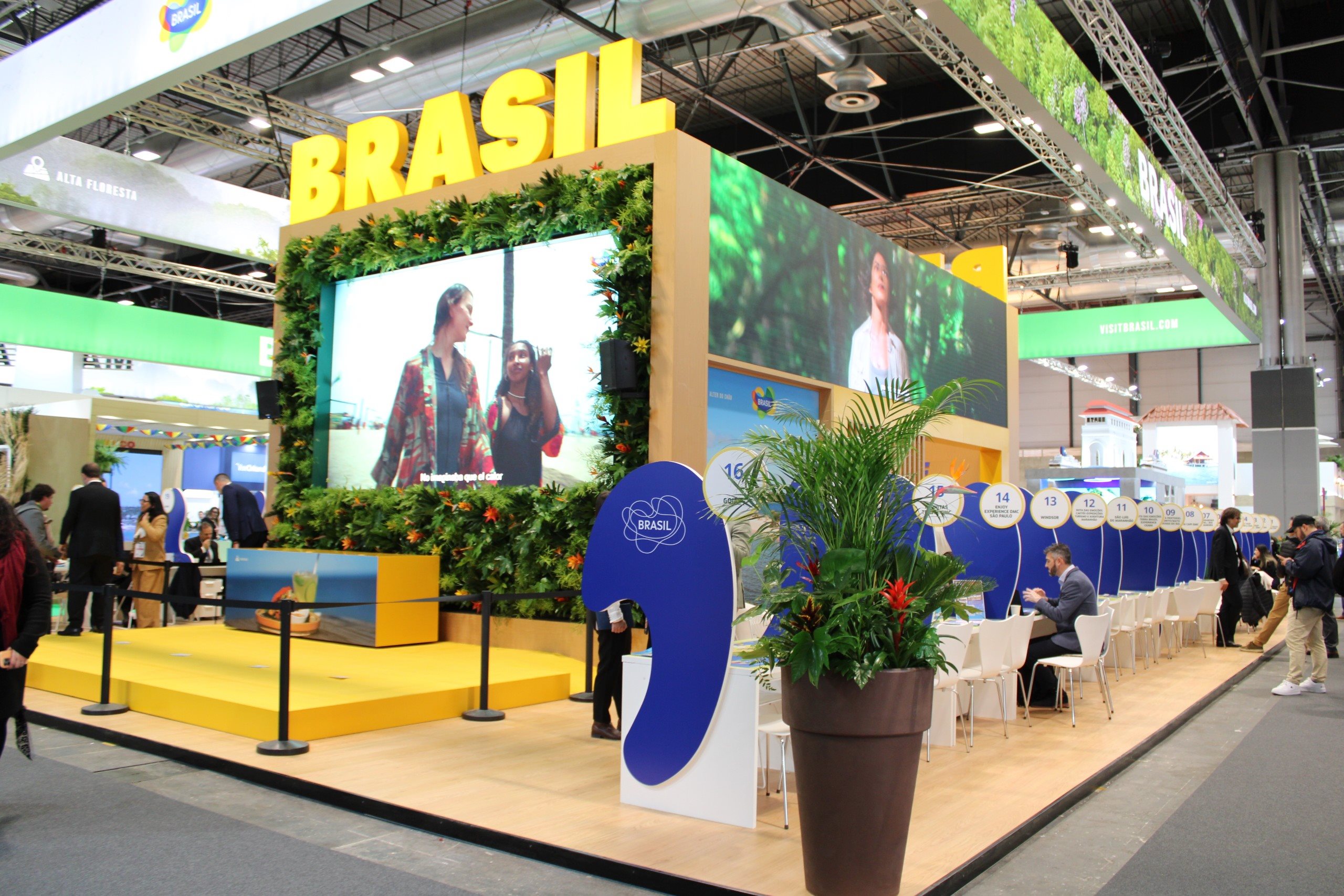 Estande do Brasil na Fitur 2025