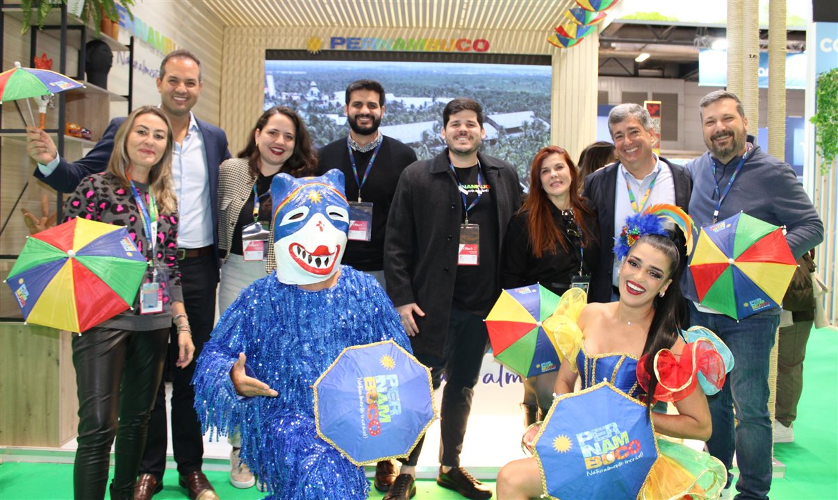 Time de Pernambuco marcando presença no segundo dia da Fitur