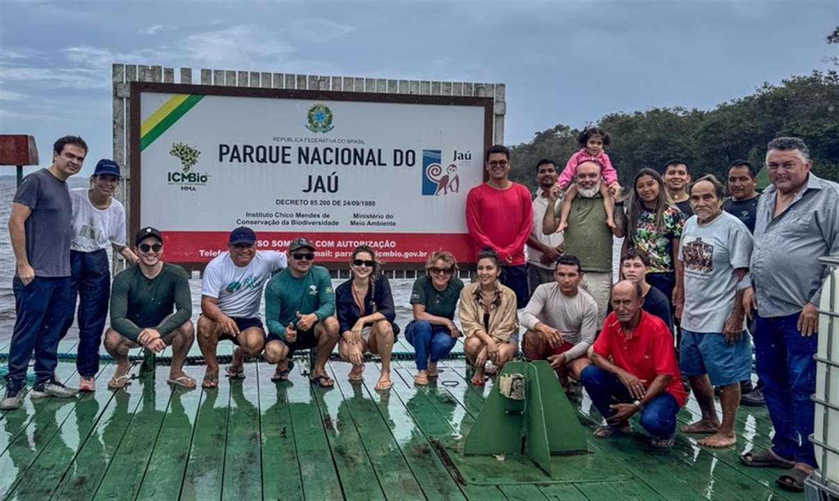 Líderes empresariais da Copastur e Rede Amazônica Visita estiveram no Parque Nacional do Jaú