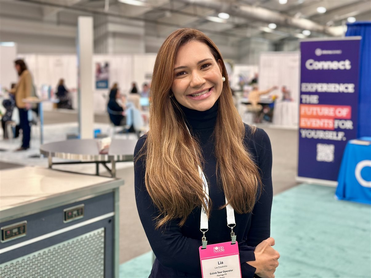 Patrick Yvars, do Visit Orlando, e Thais Machado, da Frt