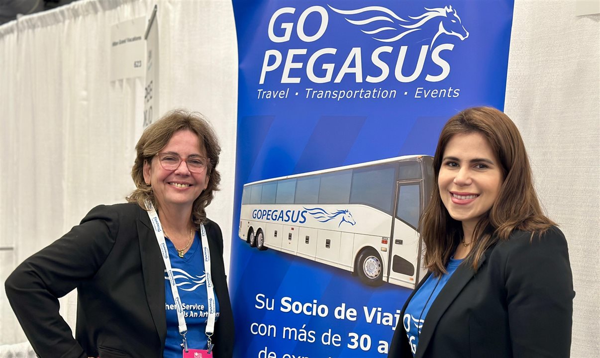 Claudia Menezes e Poliana Lima, da GoPegasus