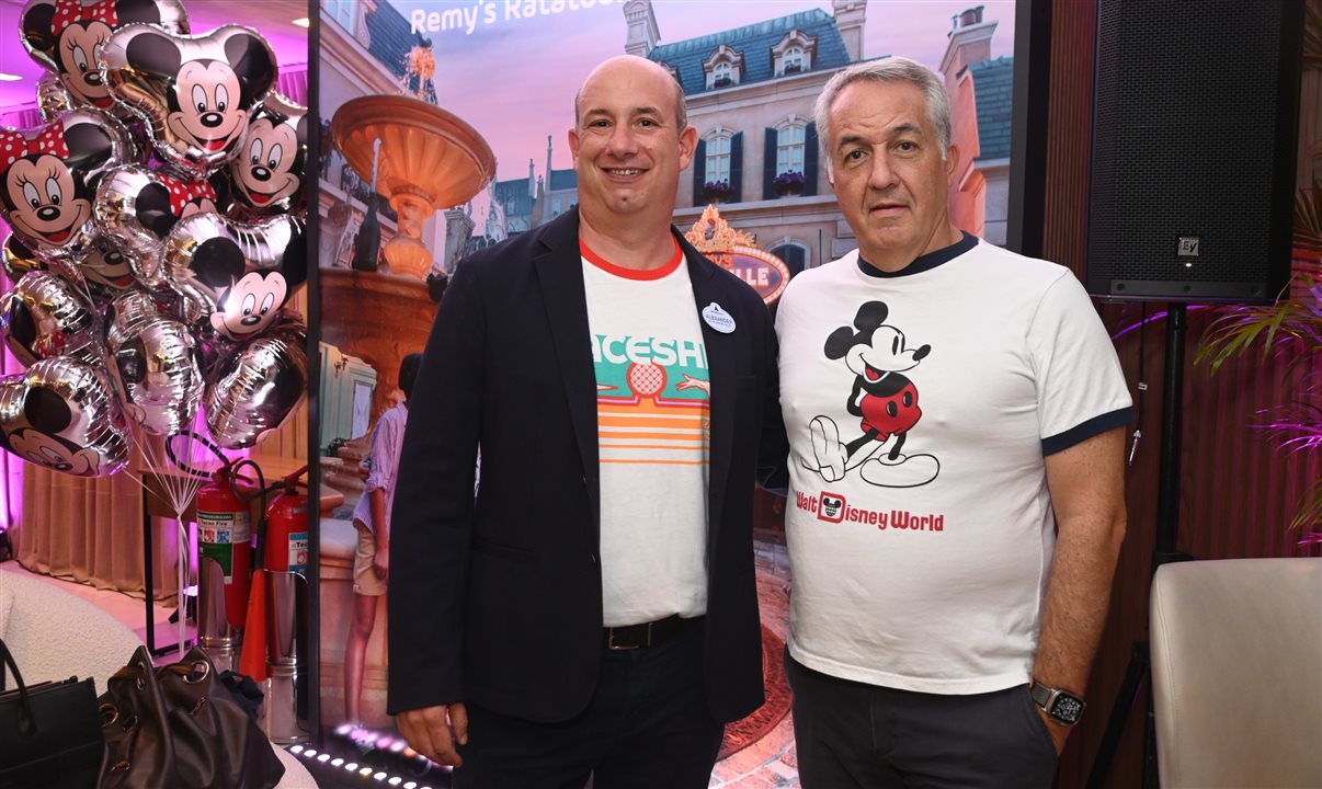 Alexander Haim, da Disney Destinations, e Sylvio Ferraz, da BeFly