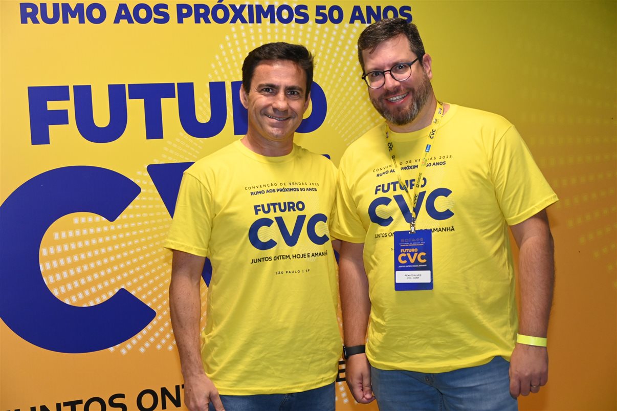 Rogério Mendes e Renato Alves, da CVC