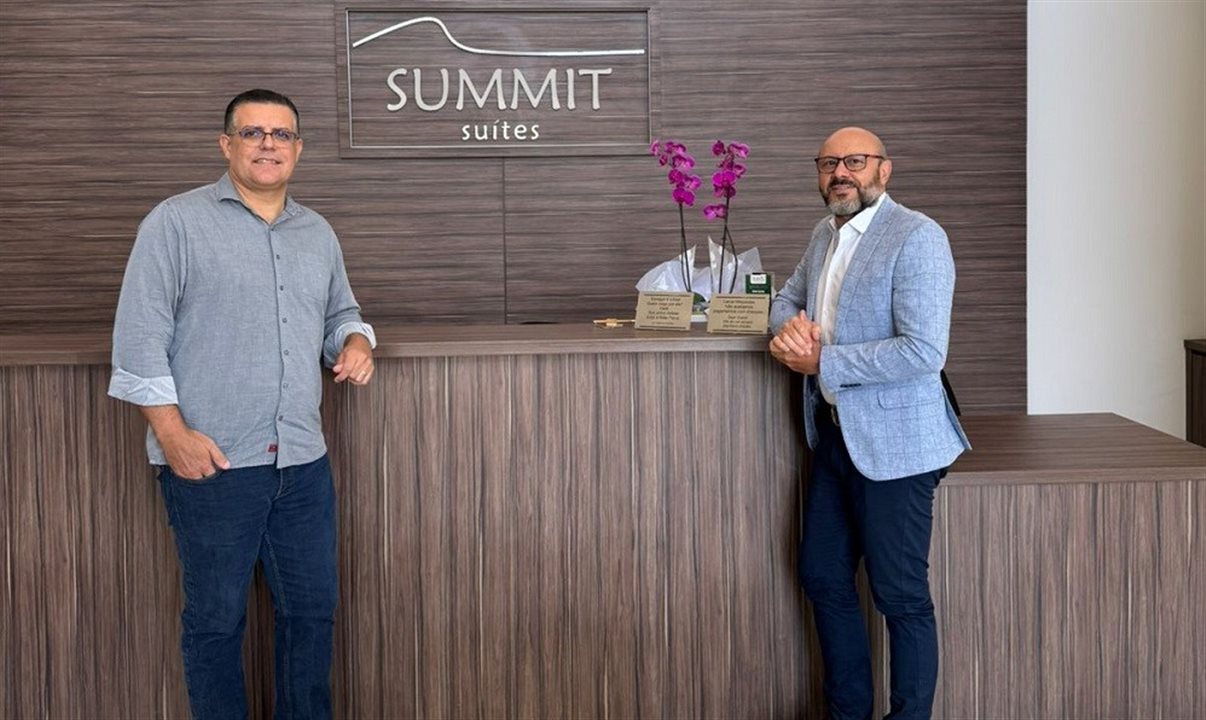 Rui Uchôa, CEO da Summit Hotels, e Acácio Pinto, novo Diretor de Operações e Desenvolvimento