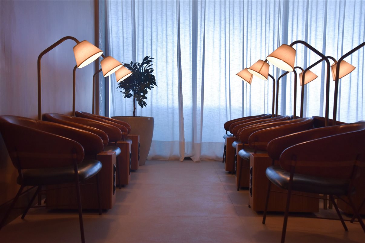 Lounge do Bradesco em Congonhas, administrado pela Ambaar, a mesma detentora da sala vip que está por vir