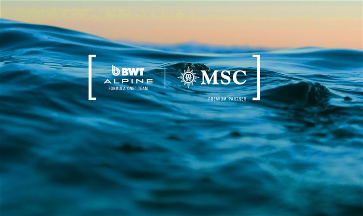 BWT Alpine Formula One Team terá a MSC Cruzeiros como patrocinadora premium