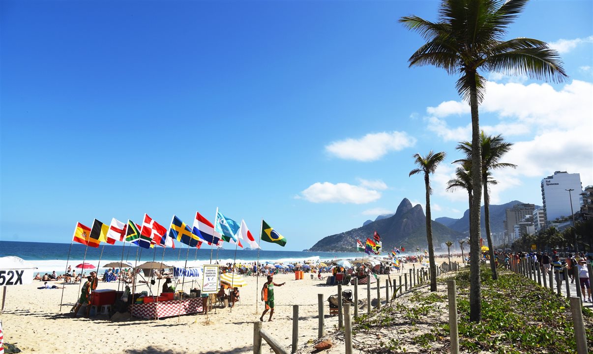 Praia de Ipanema, no Rio de Janeiro