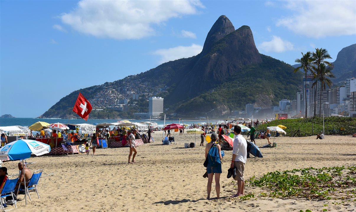 Praia de Ipanema, no Rio de Janeiro