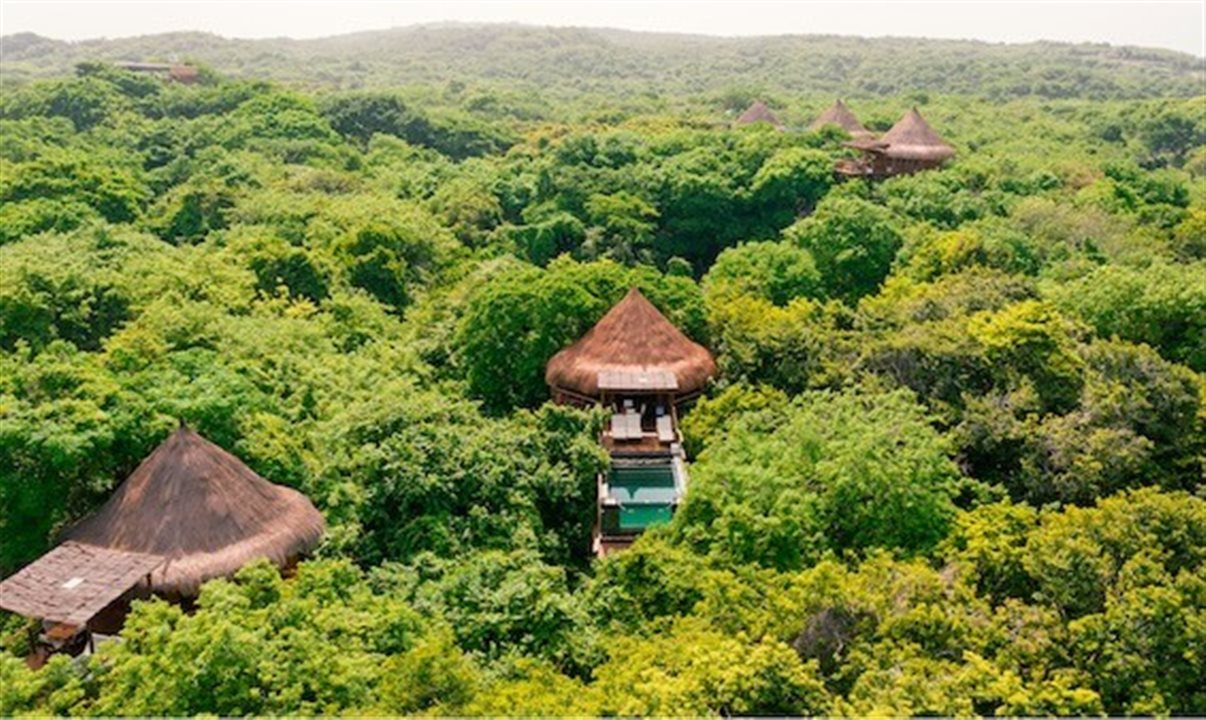 Os 65 bangalôs do Hotel Las Islas, em Cartagena (Colômbia) também entraram para a lista