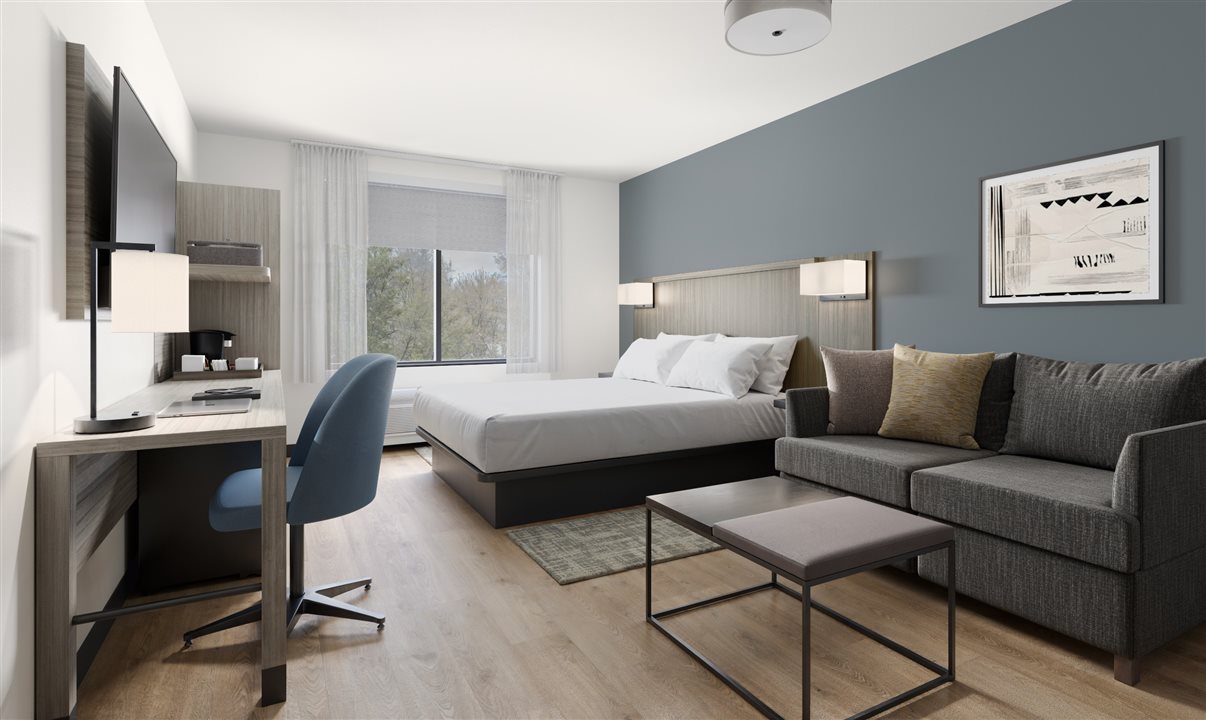 Projeto de quarto do Hyatt Select