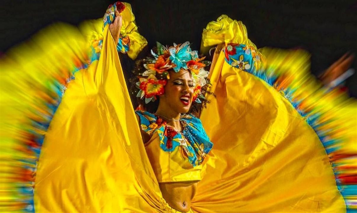 A escola de samba prepara uma performance especial que traz a força das águas e a espiritualidade das culturas amazônicas