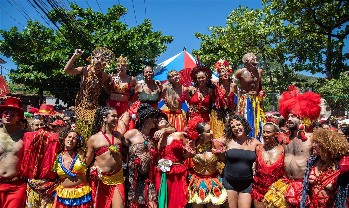 Bloco de Rua no Carnaval do Rio de Janeiro