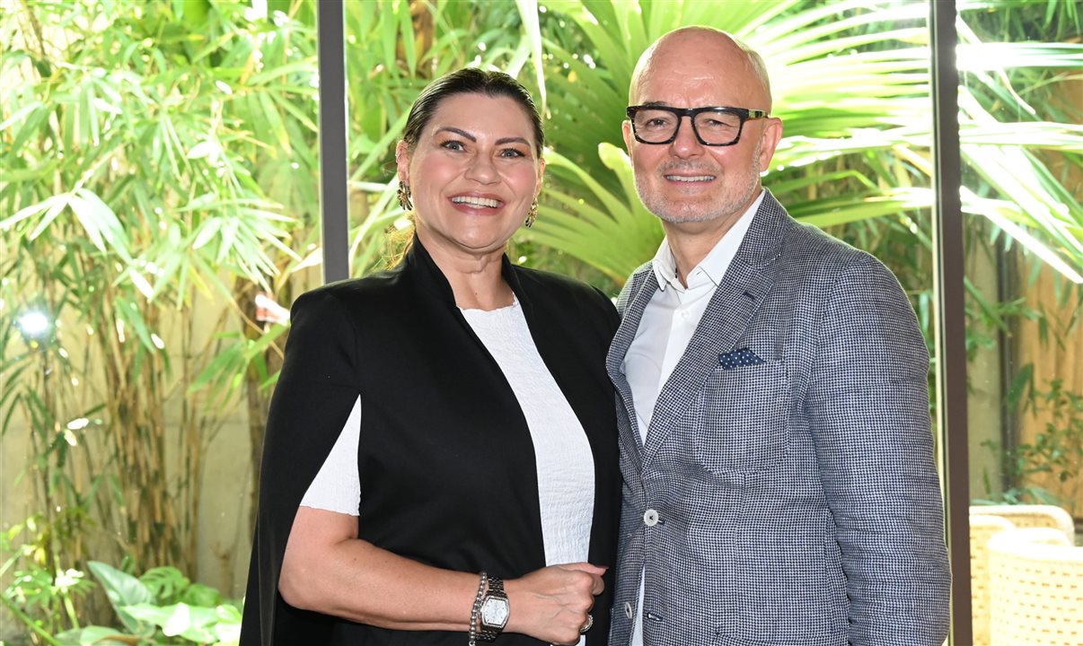 Danielle Andreazzi, Global Sales Luxury & Lifestyle Brasil e Pascal Visintainer, Senior Vice President Global Sales Luxury & Lifestyle, ambos da Accor