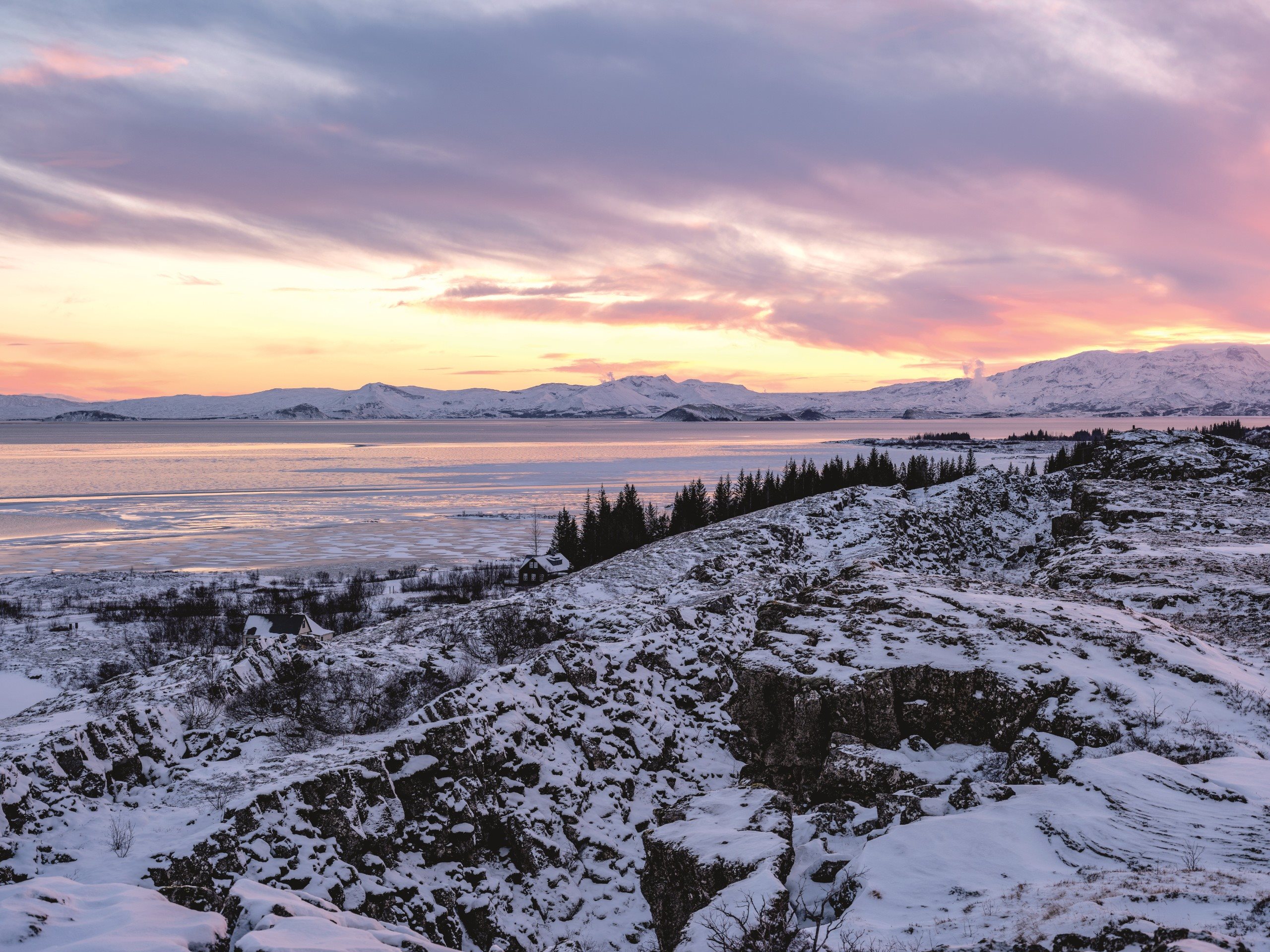 Parque Nacional de Thingvellir, na Islândia