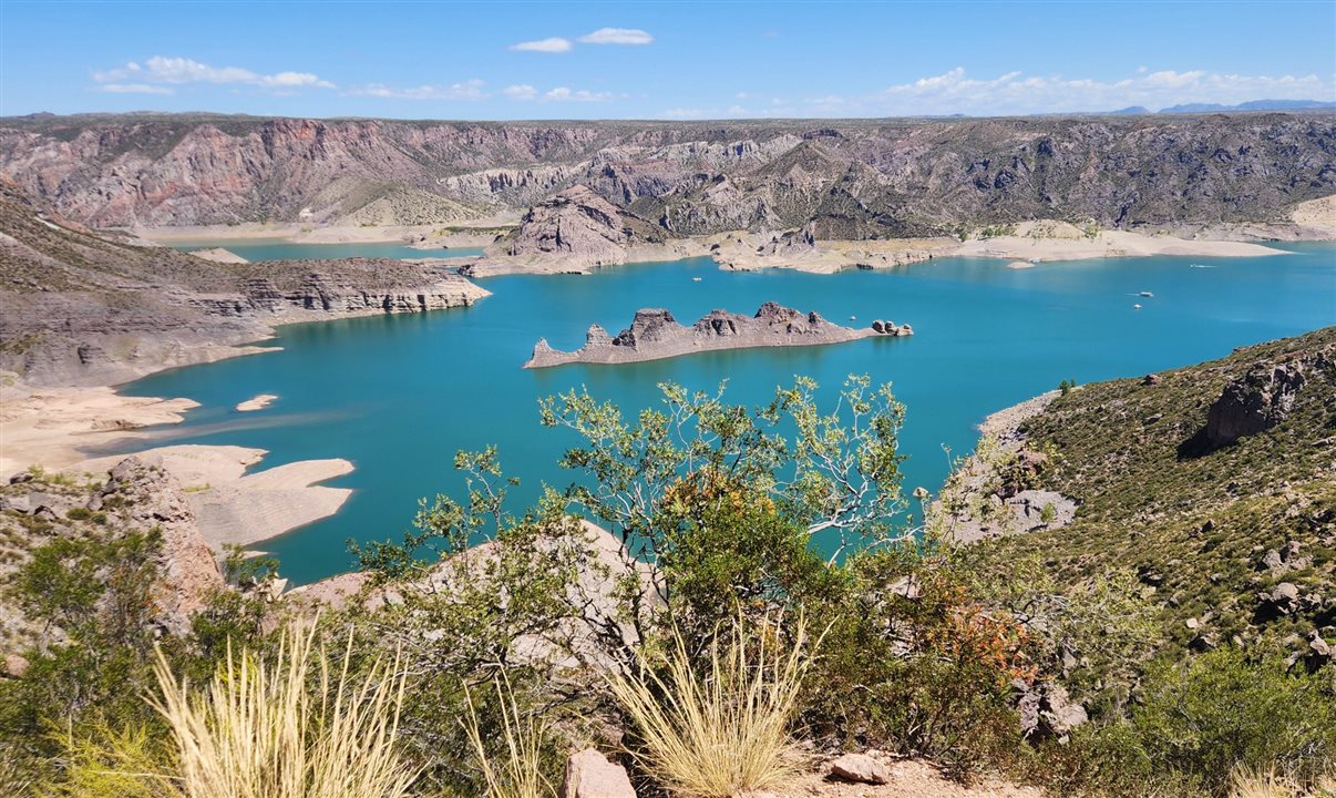 Represa do Vale Grande e os cânions do Atuel ficam a 40 quilômetros de San Rafael