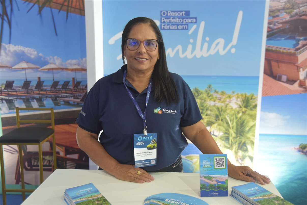 Entrada do WMT 2025 no Centro de Convenções Ruth Cardoso, em Maceió