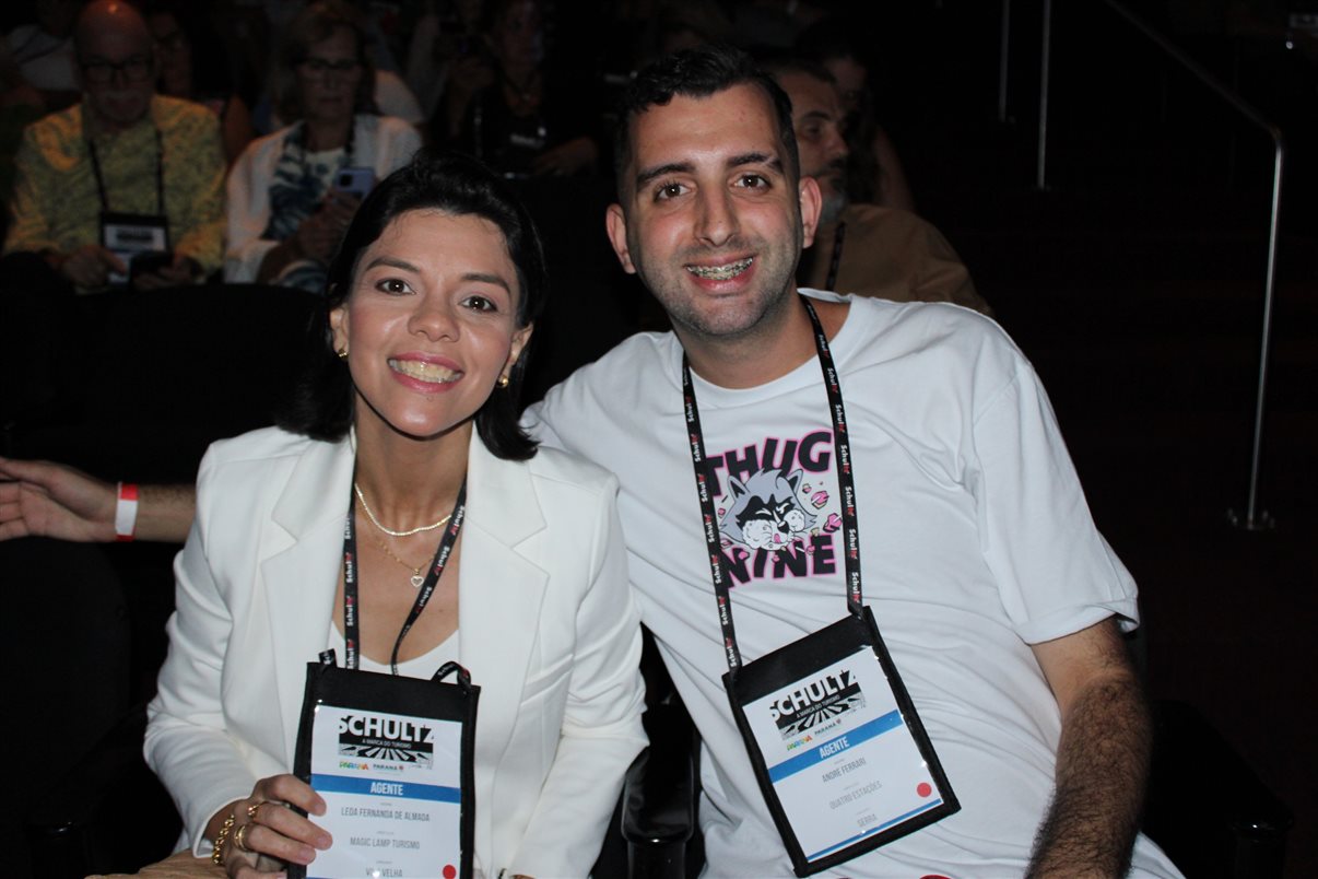 Nilton Alves, da Nilton Alves Turismo, e Katia Alves, da Voar Bem Viagens