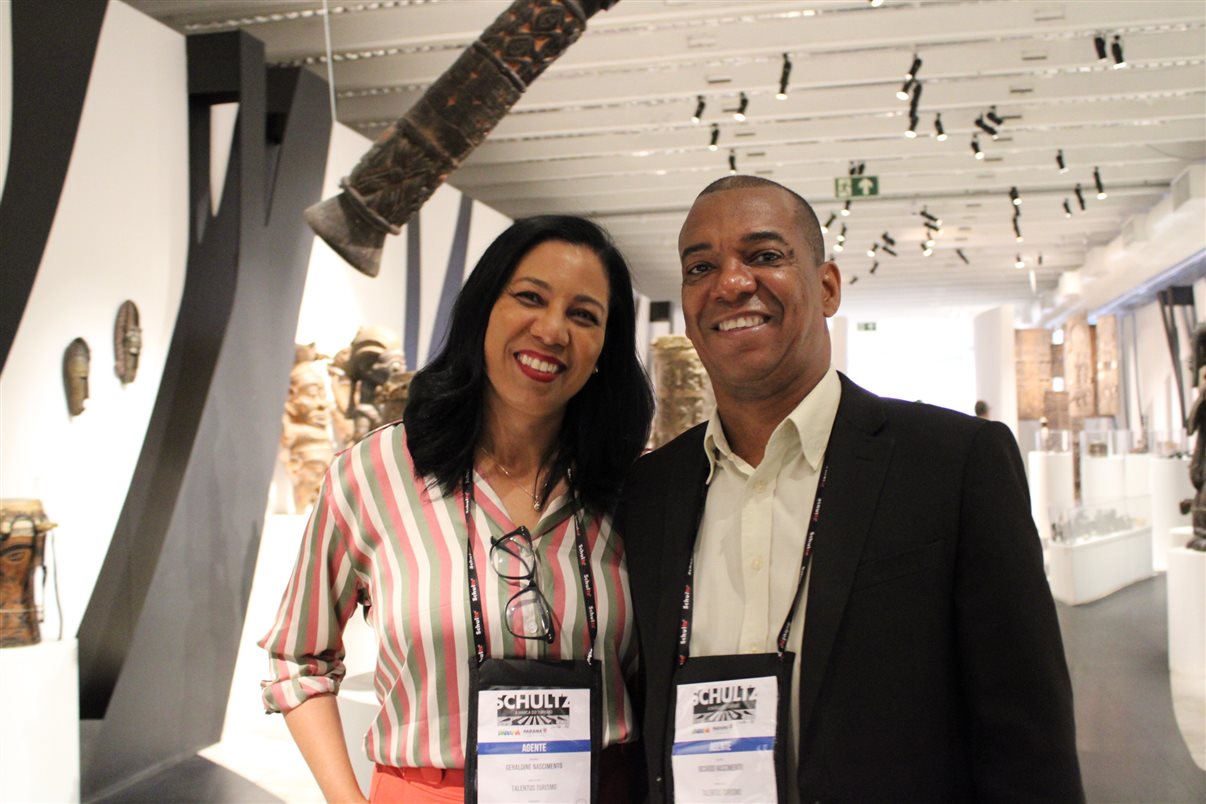 Nilton Alves, da Nilton Alves Turismo, e Katia Alves, da Voar Bem Viagens