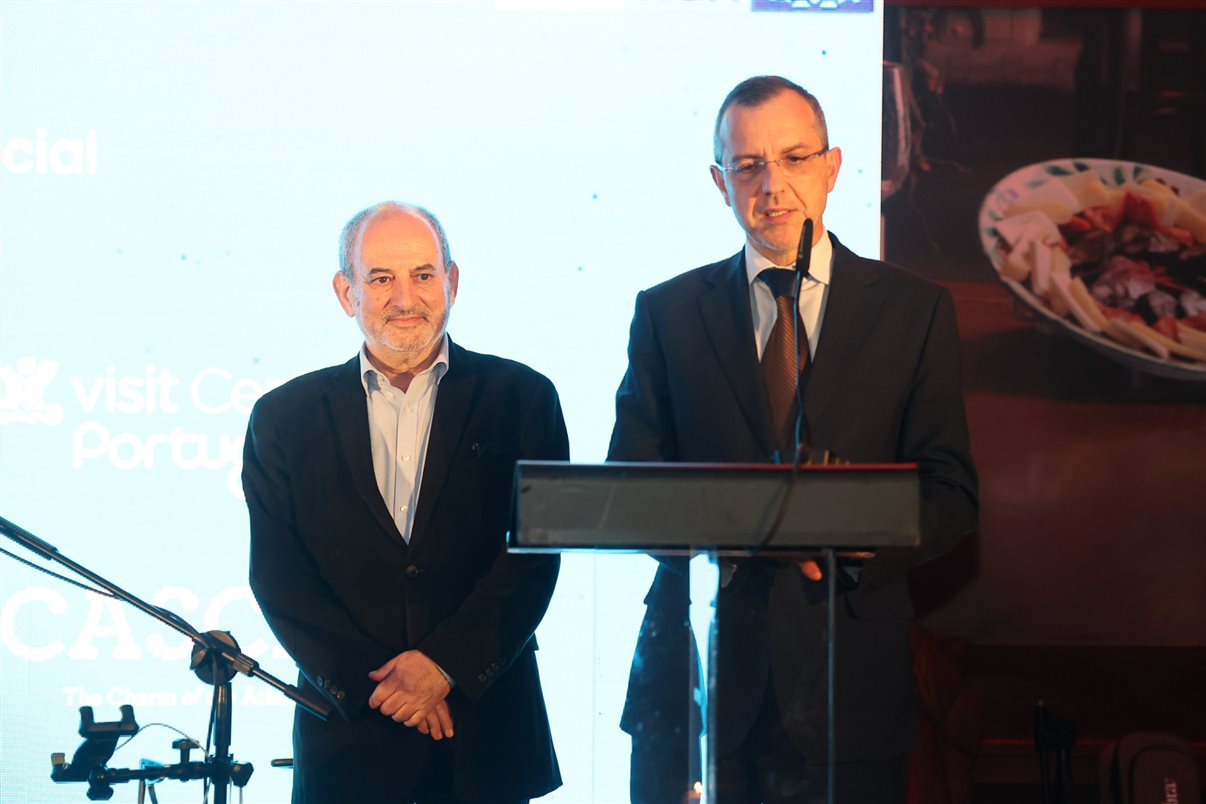 Paula Rorato, da CVC Corp, Pedro Ribeiro, do Vila Galé, e Bruno Heleno, da Trend