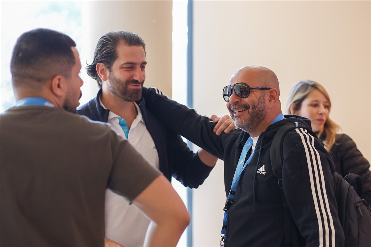 Paula Rorato, da CVC Corp, Pedro Ribeiro, do Vila Galé, e Bruno Heleno, da Trend