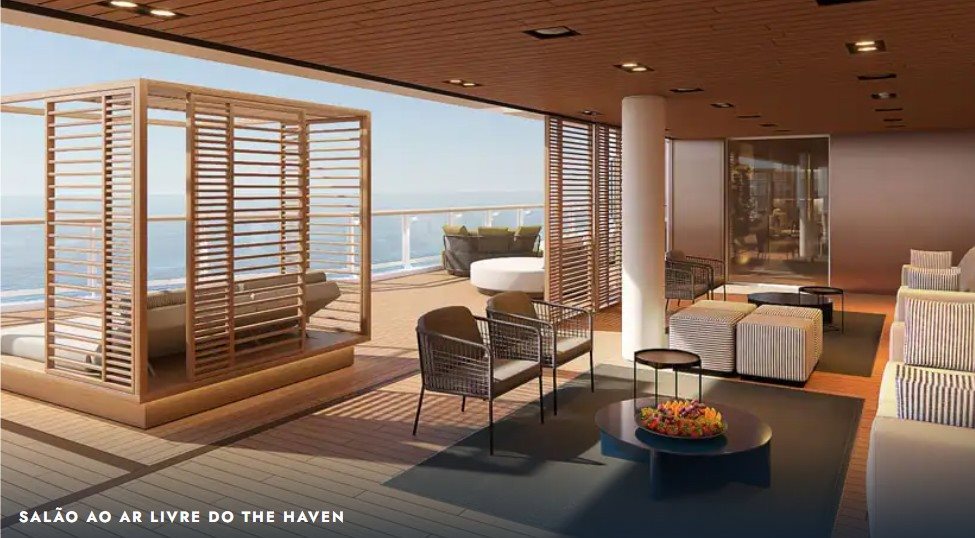 Espaços exclusivos ao ar livre (ou indoor) fazem parte da experiência The Haven