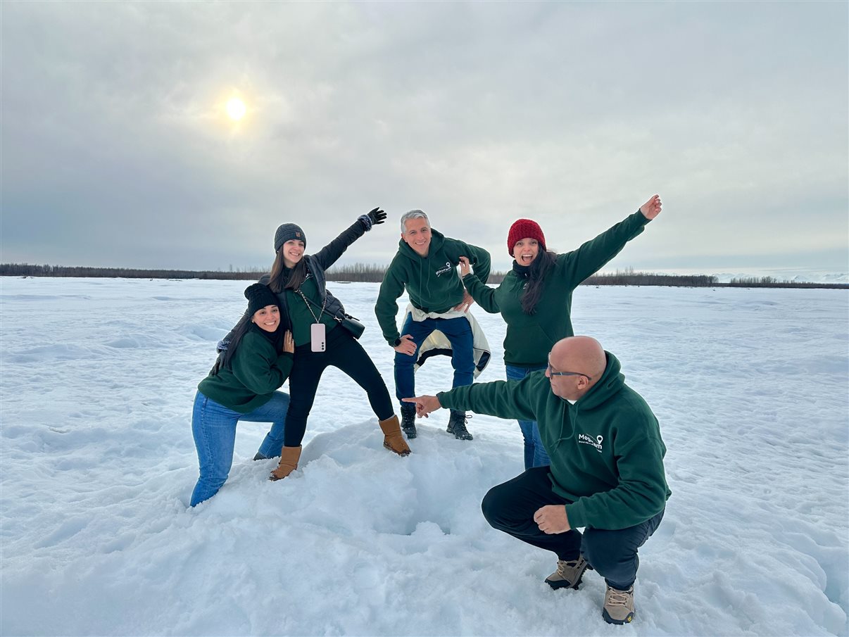 O Alaskan Husky Adventures conta com mais de 50 cachorros da raça Husky do Alasca