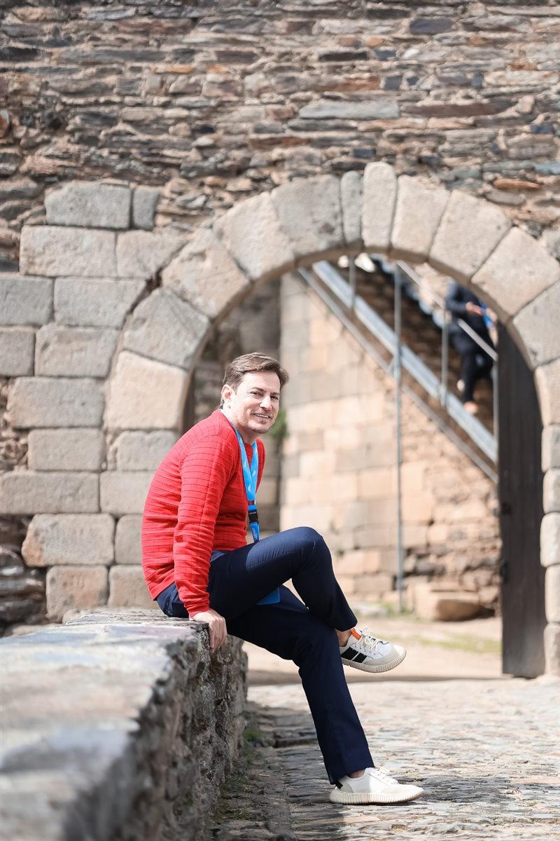 Bruno Heleno, da Trend, com Leandro Lima, da Império das Passagens, Sâmara Silva, da Tilevo Turismo, Emily Duarte, da Infinity, e Wallace Alvo, da Viagens e Turismo