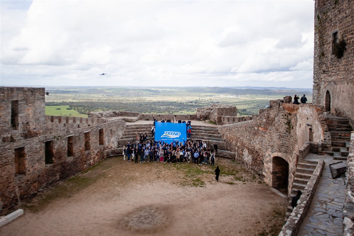 Bruno Heleno, da Trend, com Leandro Lima, da Império das Passagens, Sâmara Silva, da Tilevo Turismo, Emily Duarte, da Infinity, e Wallace Alvo, da Viagens e Turismo