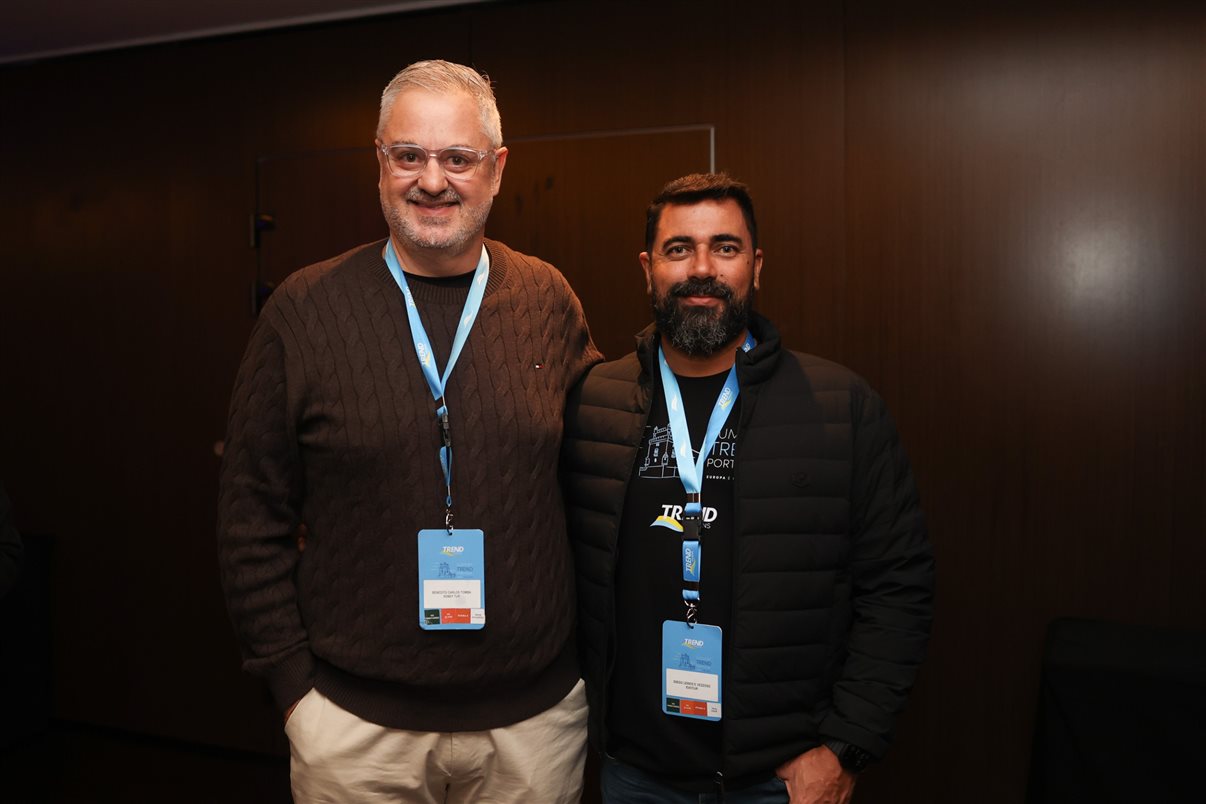 Fernando Correa, da Encontre Sua Viagem, e Bruno Heleno, da Trend
