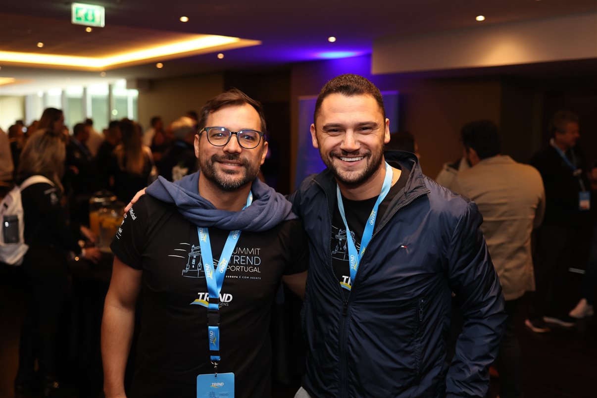 Fernando Correa, da Encontre Sua Viagem, e Bruno Heleno, da Trend