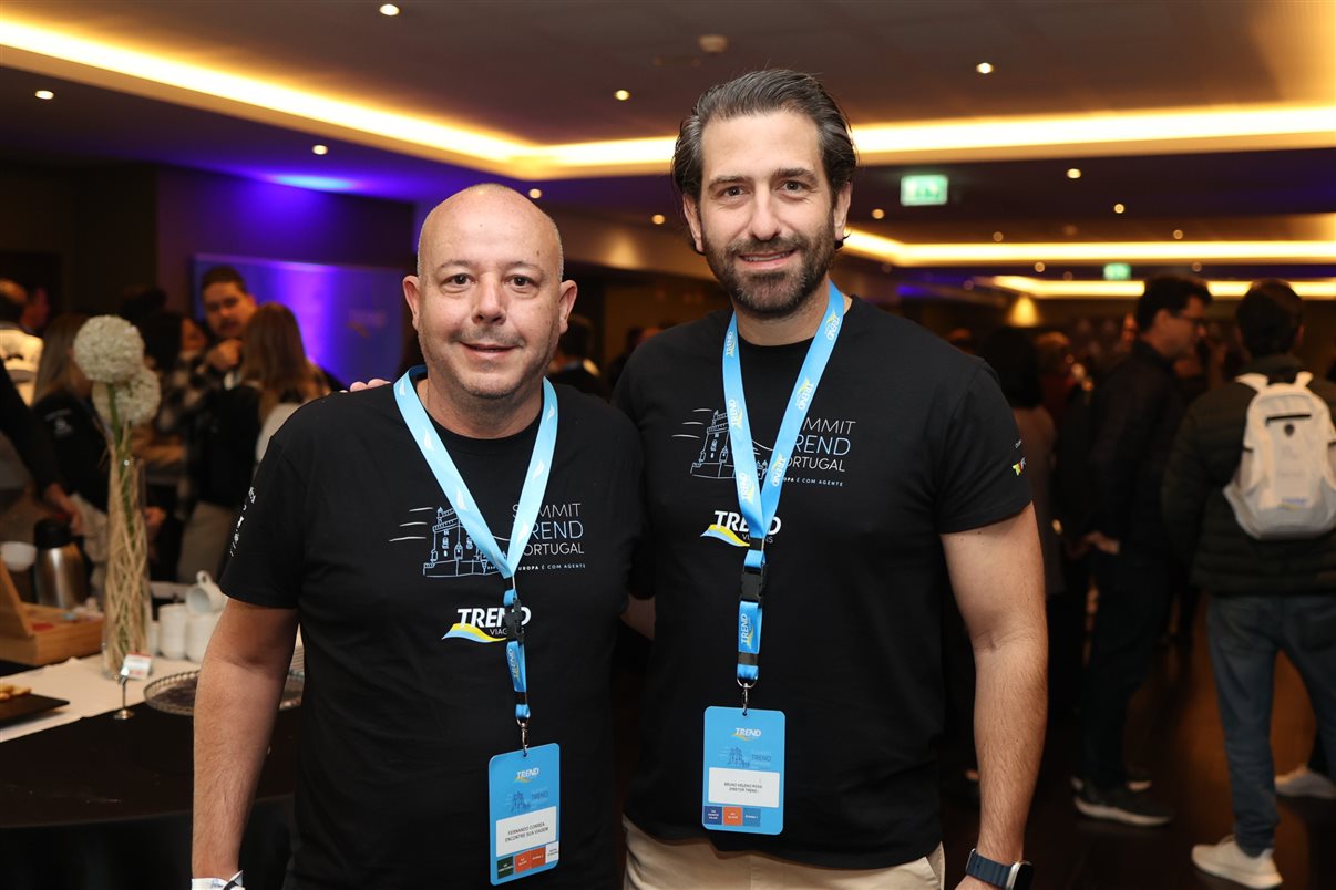 Fernando Correa, da Encontre Sua Viagem, e Bruno Heleno, da Trend
