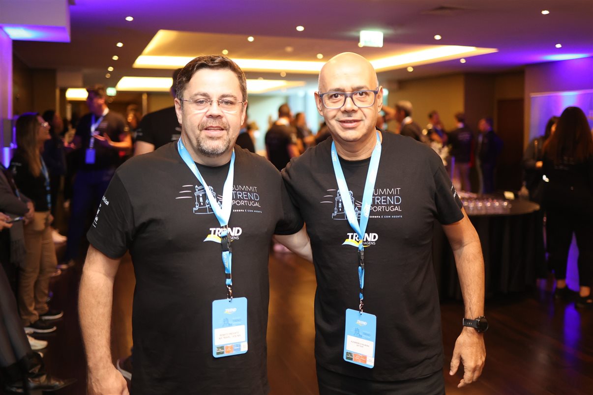 Fernando Correa, da Encontre Sua Viagem, e Bruno Heleno, da Trend