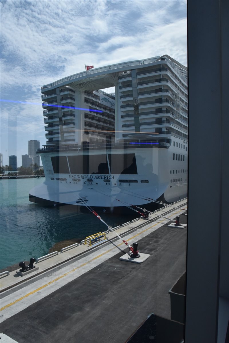 Os navios MSCCruzeiros em Miami agora atracam no Terminal AA