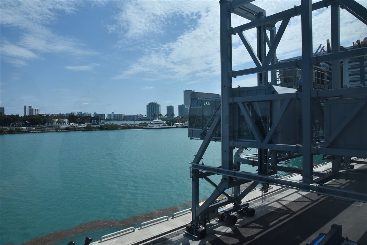 Os navios MSCCruzeiros em Miami agora atracam no Terminal AA