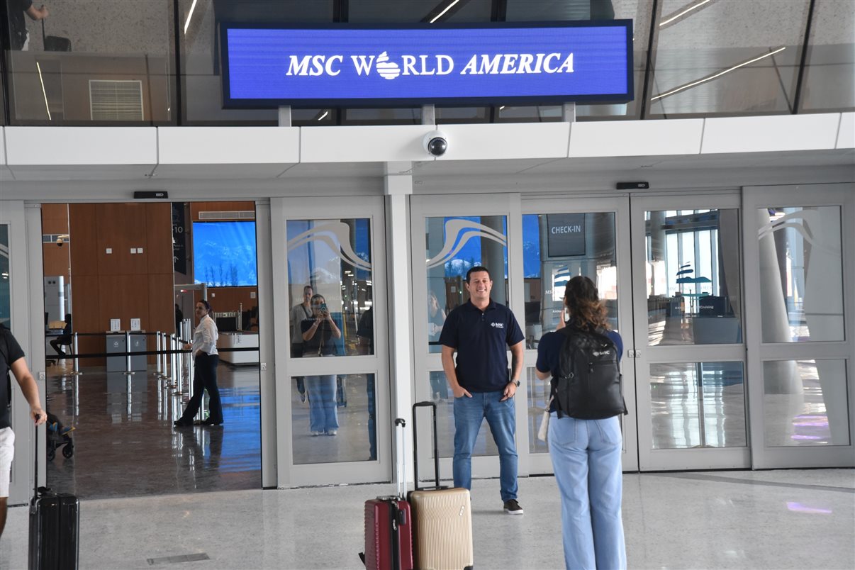 Os navios MSCCruzeiros em Miami agora atracam no Terminal AA